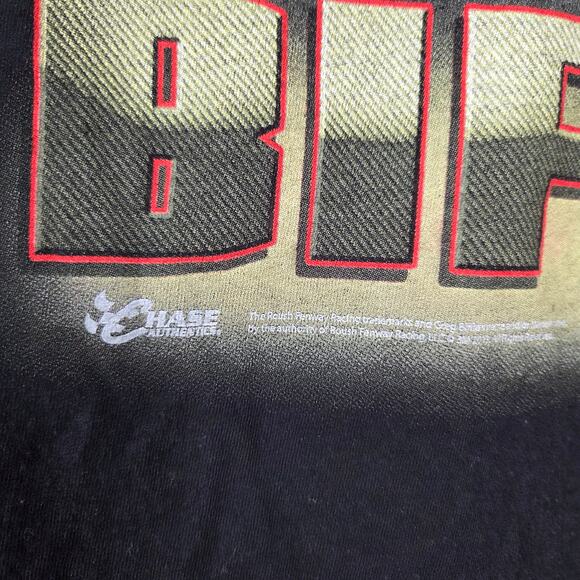 Chase Authentics Greg Biffle #16 NASCAR Racing Mens SZ L T-shirt Black - Picture 6 of 7